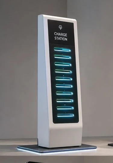 استند شارژ موبایل کابلی اسلیم ویپاور با ۱۰ پورت